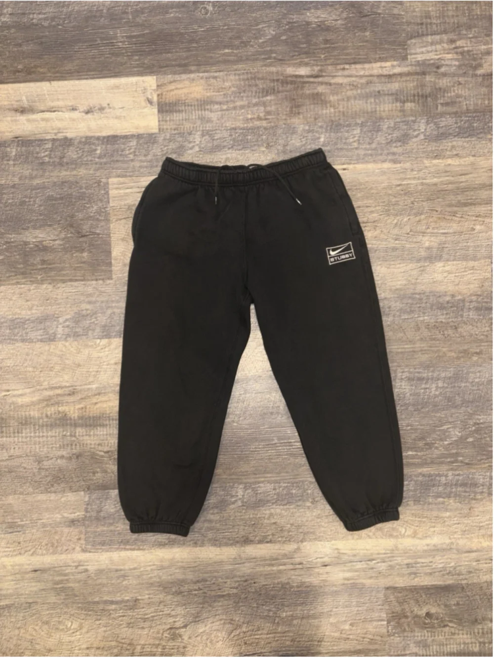 Nike x Stussy Stone Washed Fleece Jogger Sweatpants Black XL DN4031-010